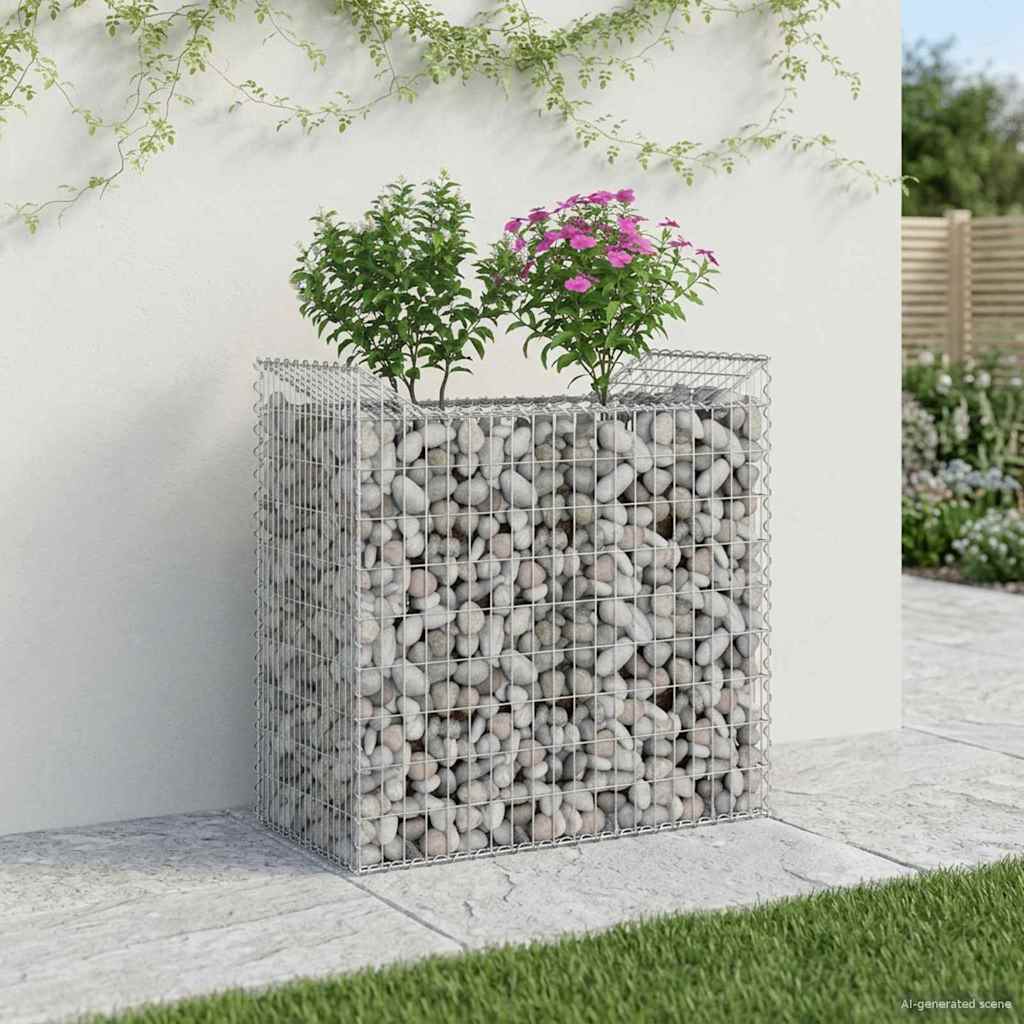 Gabion Verhoogd Bed Zilverkleurig is nu te koop bij PeponiXL, paradijselijk wonen!