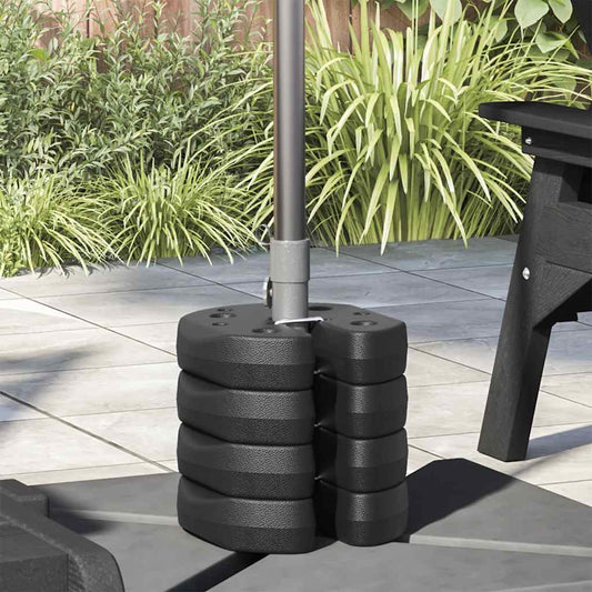 Prieelgewichten 4 st 220x50 mm beton zwart is nu te koop bij PeponiXL, paradijselijk wonen!