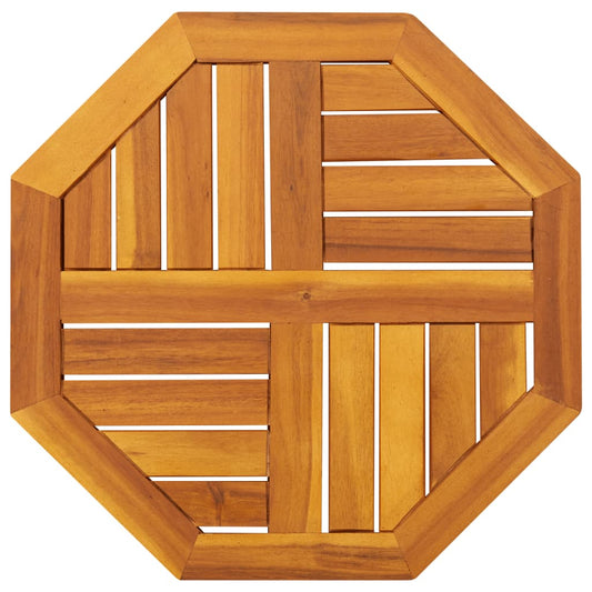 Tafelblad achthoekig 50x50x2 cm massief acaciahout is nu te koop bij PeponiXL, paradijselijk wonen!