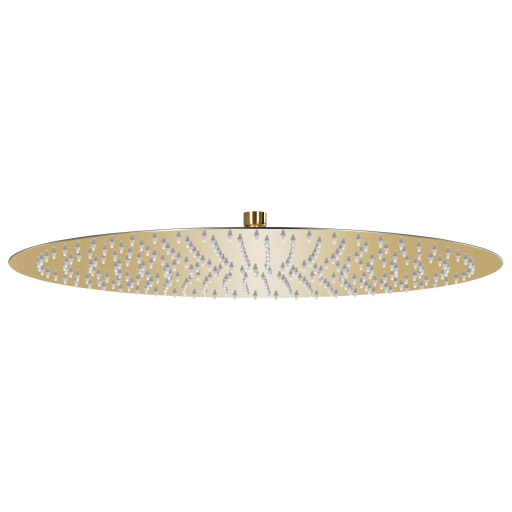 Regendouchekop rond 50 cm roestvrij staal goudkleurig is nu te koop bij PeponiXL, paradijselijk wonen!