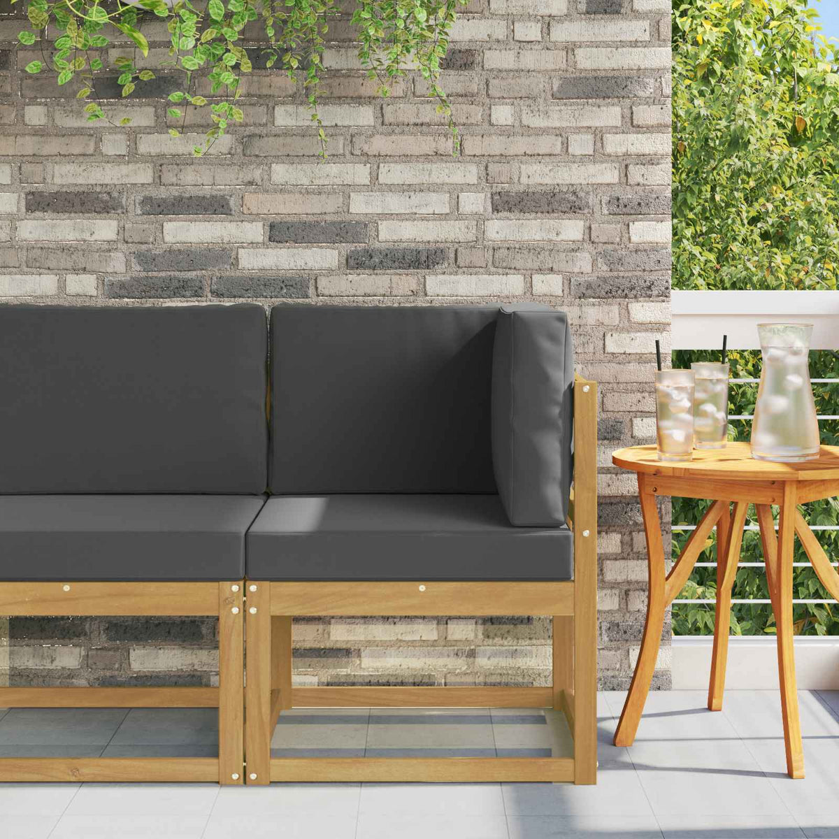 Buiten Hoek Sofa Massief Acaciahout Wit is nu te koop bij PeponiXL, paradijselijk wonen!