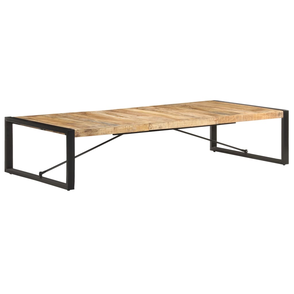 Salontafel 180x90x40 cm ruw mangohout is nu te koop bij PeponiXL, paradijselijk wonen!
