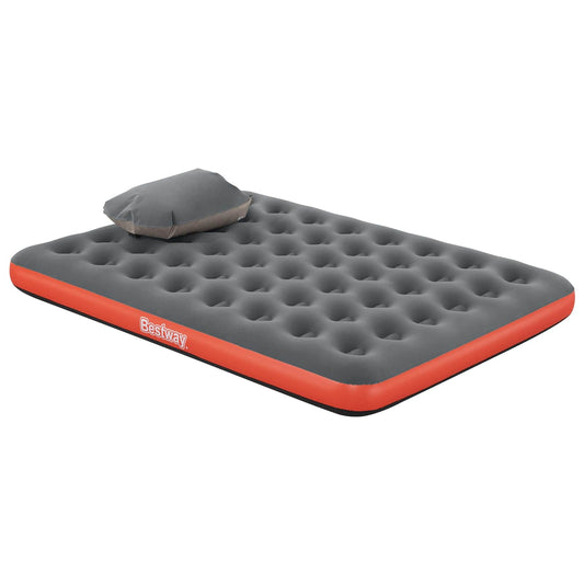 Bestway Luchtmatras 2-persoons 203 x 152 x 22 cm Grijs en Rood is nu te koop bij PeponiXL, paradijselijk wonen!