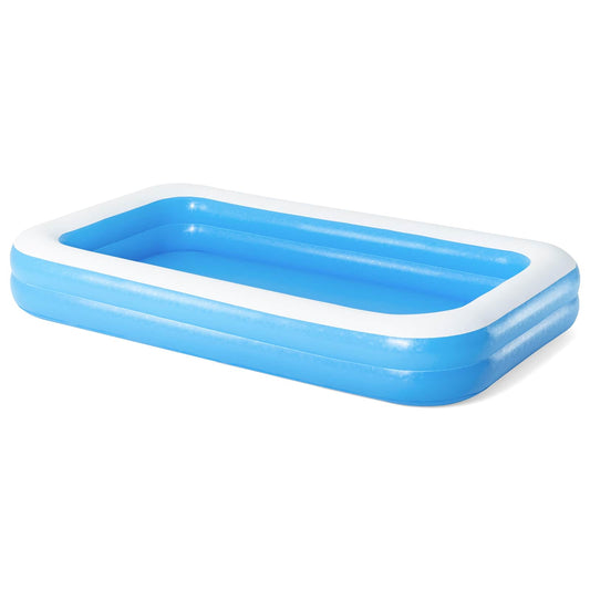 Bestway Opblaasbaar Zwembad 305 x 183 x 46 cm Rechthoekig voor Blauw is nu te koop bij PeponiXL, paradijselijk wonen!