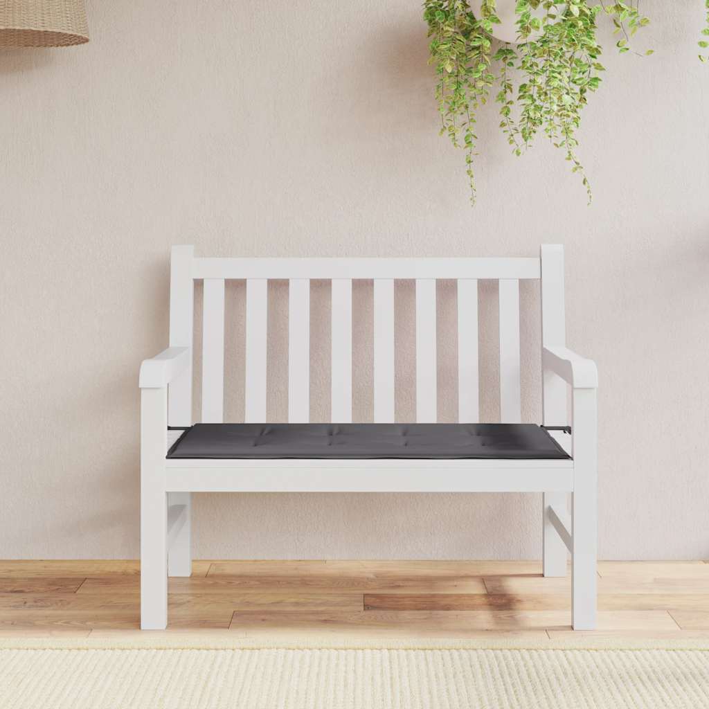 Tuinbankkussen 120x50x3 cm oxford stof antracietkleurig is nu te koop bij PeponiXL, paradijselijk wonen!