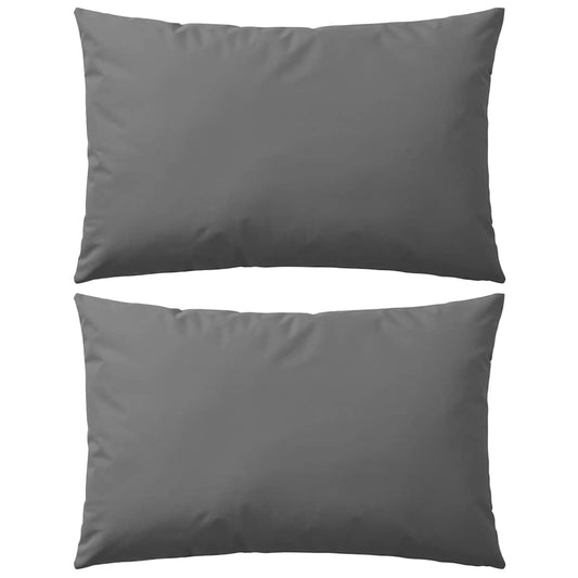 Buitenkussens 60x40 cm grijs 2 st is nu te koop bij PeponiXL, paradijselijk wonen!