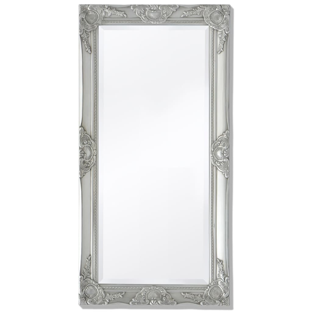 Wandspiegel Barok 100 x 50 cm zilver is nu te koop bij PeponiXL, paradijselijk wonen!
