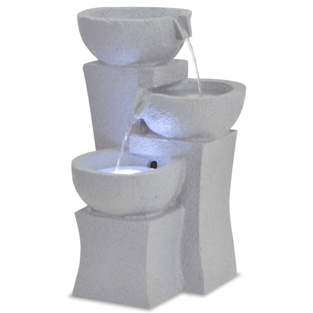 Binnenfontein met LED-verlichting polyresin is nu te koop bij PeponiXL, paradijselijk wonen!