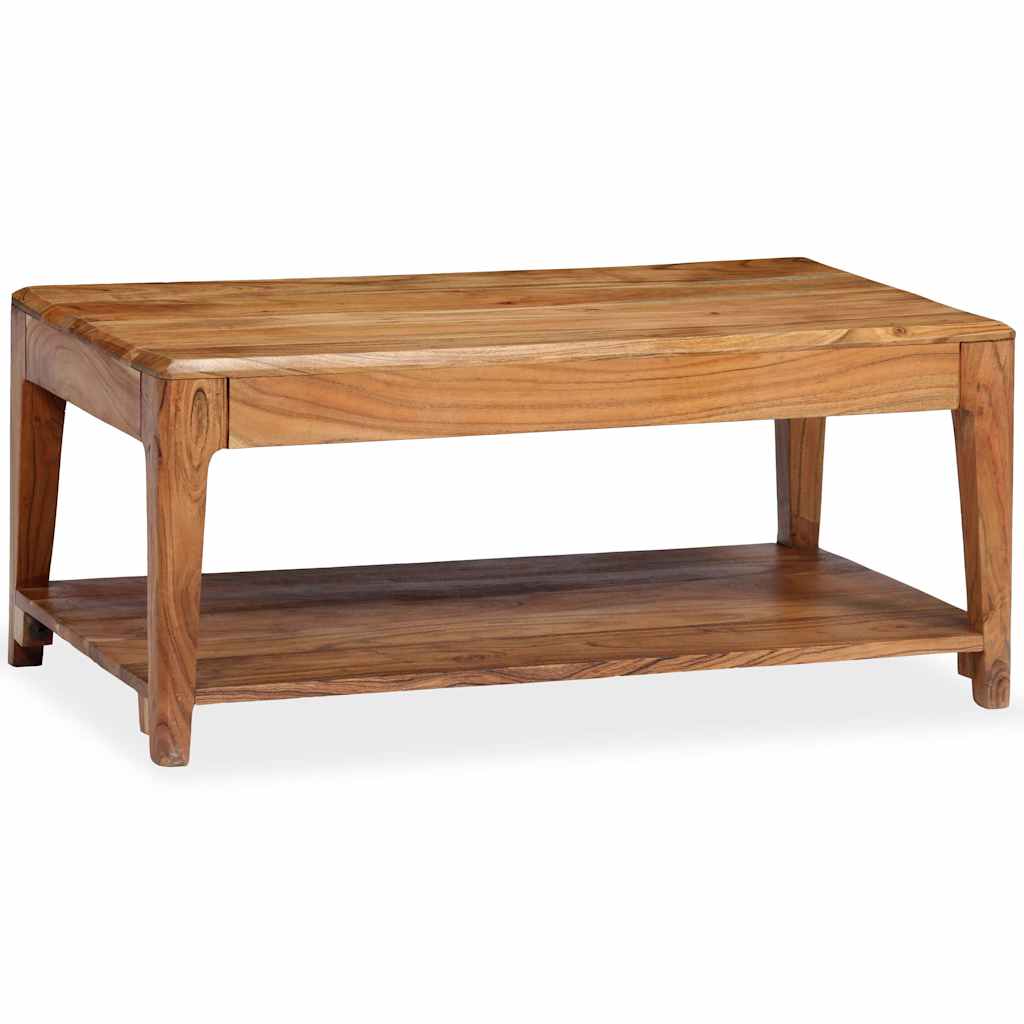 Salontafel 88x50x38 cm massief hout is nu te koop bij PeponiXL, paradijselijk wonen!