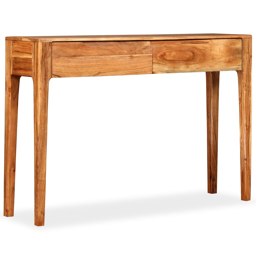 Wandtafel 118x30x80 cm massief hout is nu te koop bij PeponiXL, paradijselijk wonen!