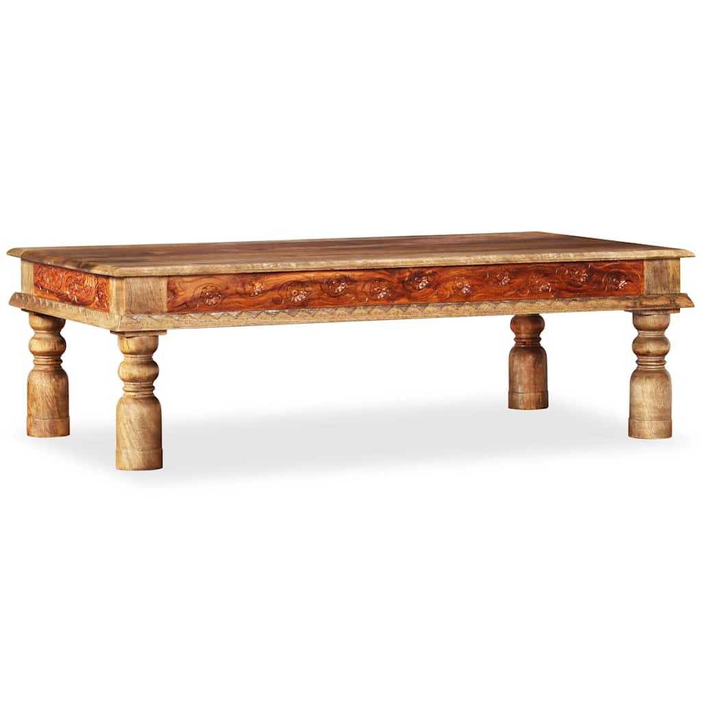 Salontafel 110x60x38 cm massief mangohout en acaciahout is nu te koop bij PeponiXL, paradijselijk wonen!