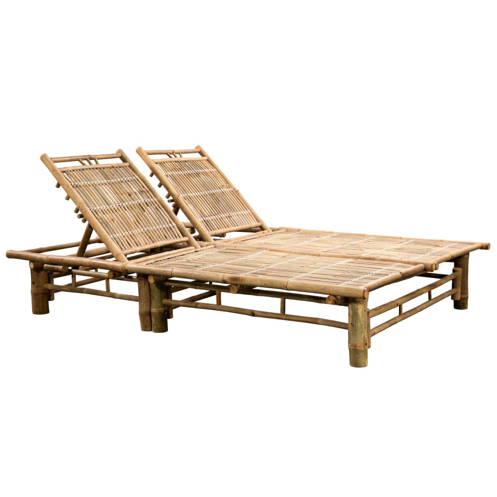 Ligbed tweepersoons bamboe is nu te koop bij PeponiXL, paradijselijk wonen!