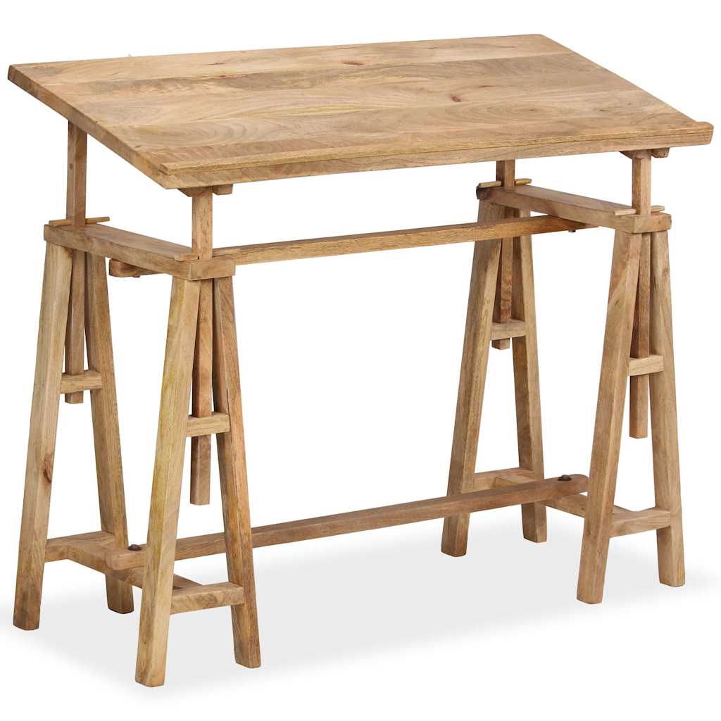 Tekentafel 116x50x76 cm massief mangohout is nu te koop bij PeponiXL, paradijselijk wonen!