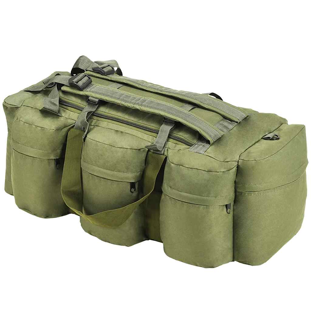 Plunjezak 3-in-1 legerstijl 45 L olijfgroen is nu te koop bij PeponiXL, paradijselijk wonen!