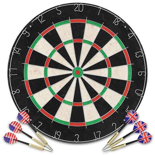Dartbord professioneel met 6 darts sisal is nu te koop bij PeponiXL, paradijselijk wonen!