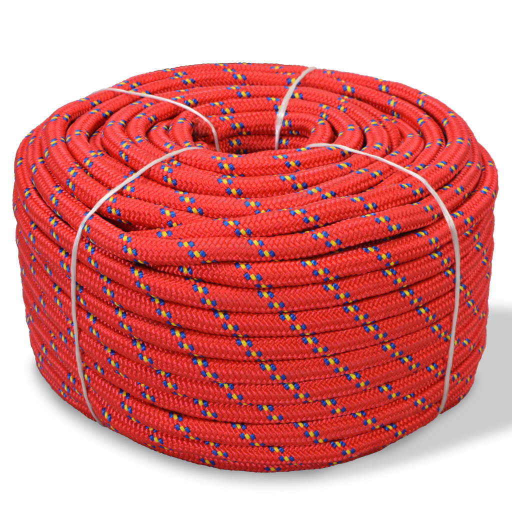 Boot touw 16 mm 50 m polypropyleen rood is nu te koop bij PeponiXL, paradijselijk wonen!