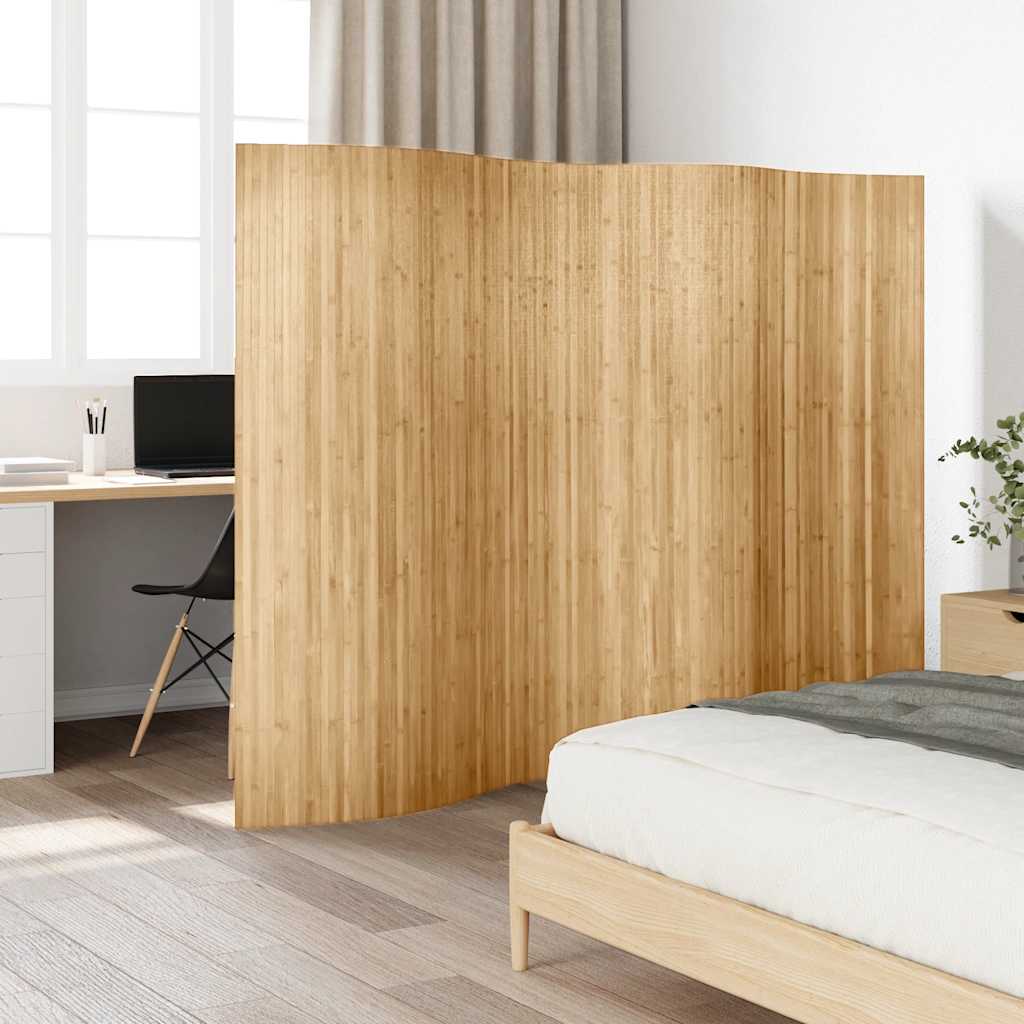 Kamerscherm breedte 250 cm hoogte 165 cm bamboe natuurlijk is nu te koop bij PeponiXL, paradijselijk wonen!