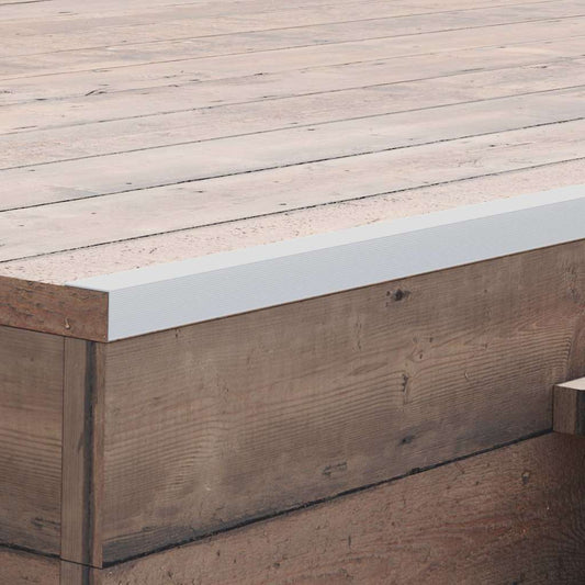 5 st Terras hoekplinten 170 cm aluminium zilverkleurig is nu te koop bij PeponiXL, paradijselijk wonen!