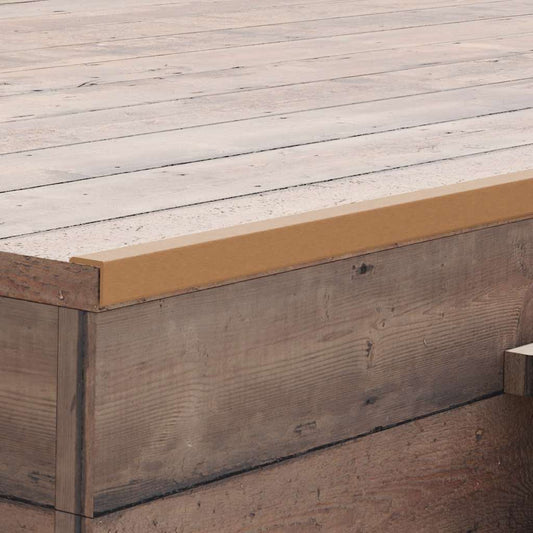 Terras hoekplinten 5 st 170 cm HKC teakkleurig is nu te koop bij PeponiXL, paradijselijk wonen!