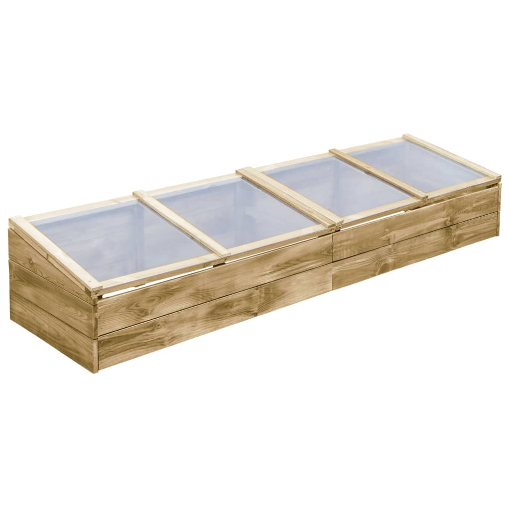Kas 200x50x35 cm geïmpregneerd grenenhout is nu te koop bij PeponiXL, paradijselijk wonen!