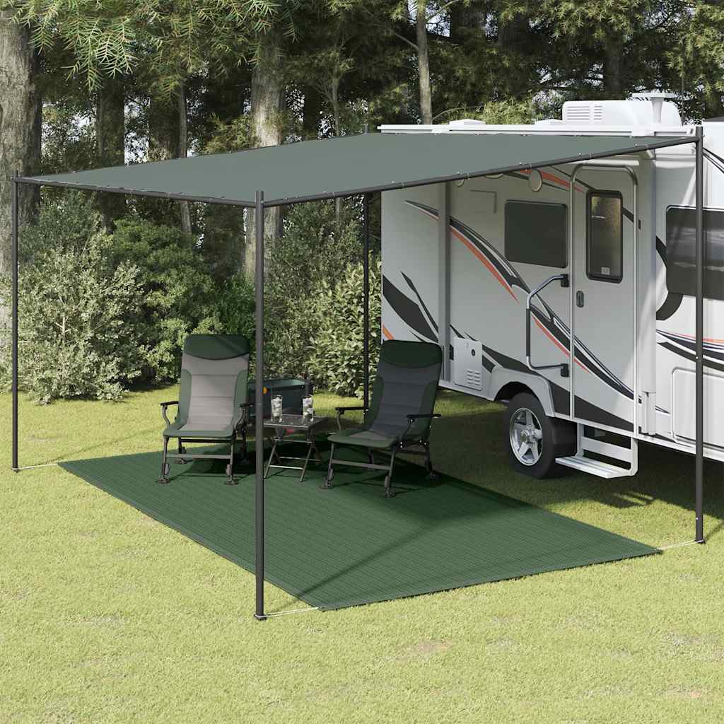 Tenttapijt 250x400 cm HDPE groen is nu te koop bij PeponiXL, paradijselijk wonen!