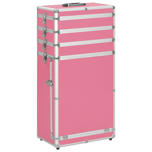 Make-up trolley aluminium roze is nu te koop bij PeponiXL, paradijselijk wonen!