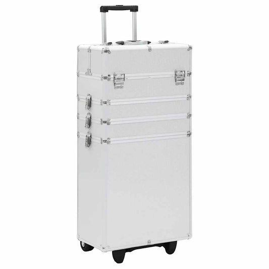 Make-up trolley aluminium zilverkleurig is nu te koop bij PeponiXL, paradijselijk wonen!