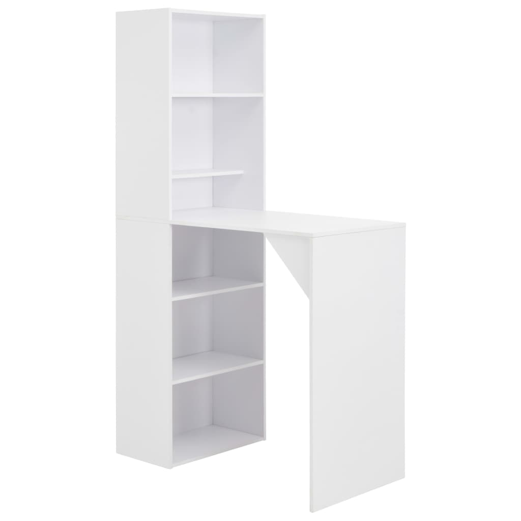 Bartafel met kast 115x59x200 cm wit is nu te koop bij PeponiXL, paradijselijk wonen!