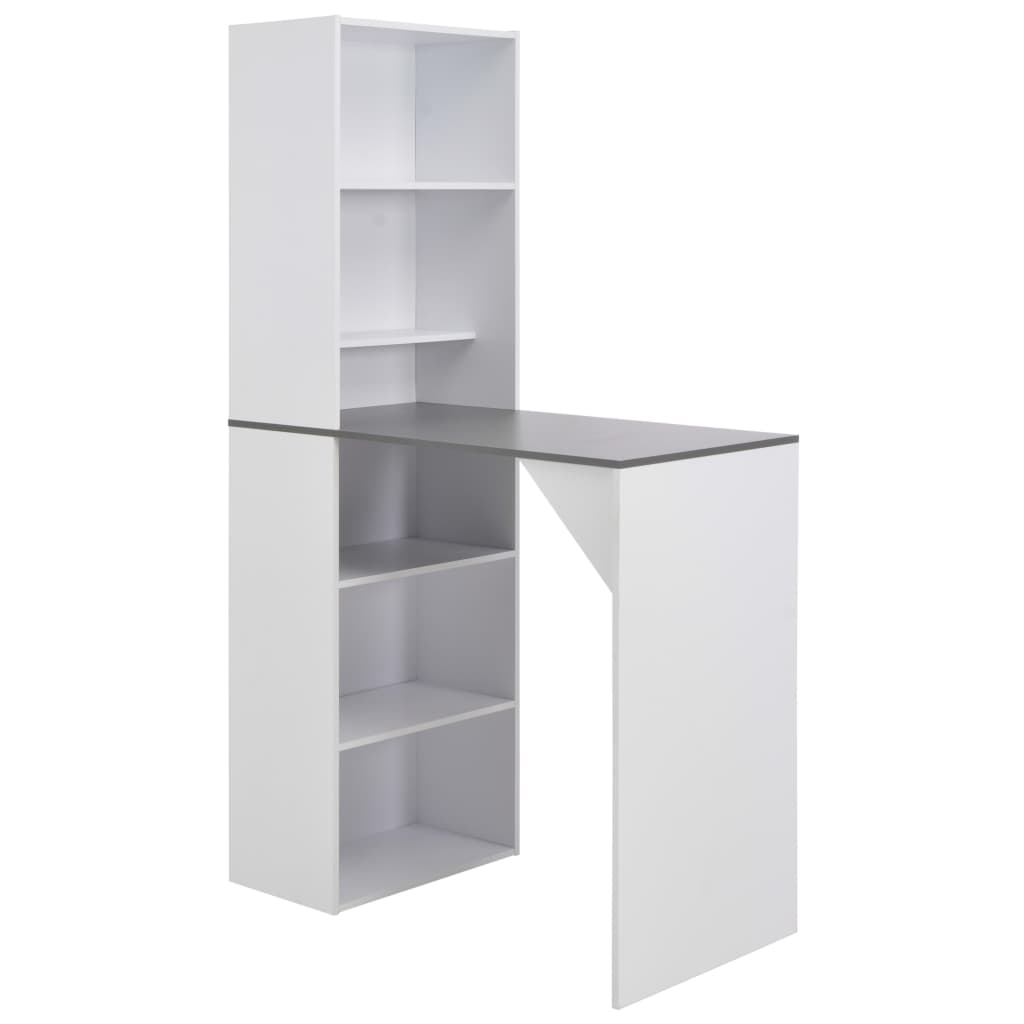 Bartafel met kast 115x59x200 cm wit is nu te koop bij PeponiXL, paradijselijk wonen!