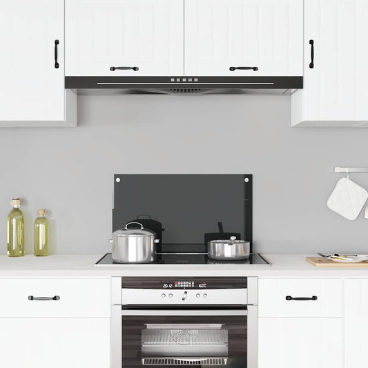 Spatscherm keuken 70x40 cm gehard glas zwart is nu te koop bij PeponiXL, paradijselijk wonen!