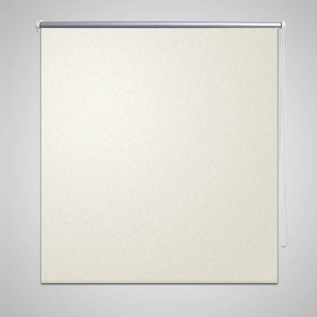 Rolgordijn verduisterend 104,4 x 175 cm stofbreedte 100 cm gebroken wit is nu te koop bij PeponiXL, paradijselijk wonen!