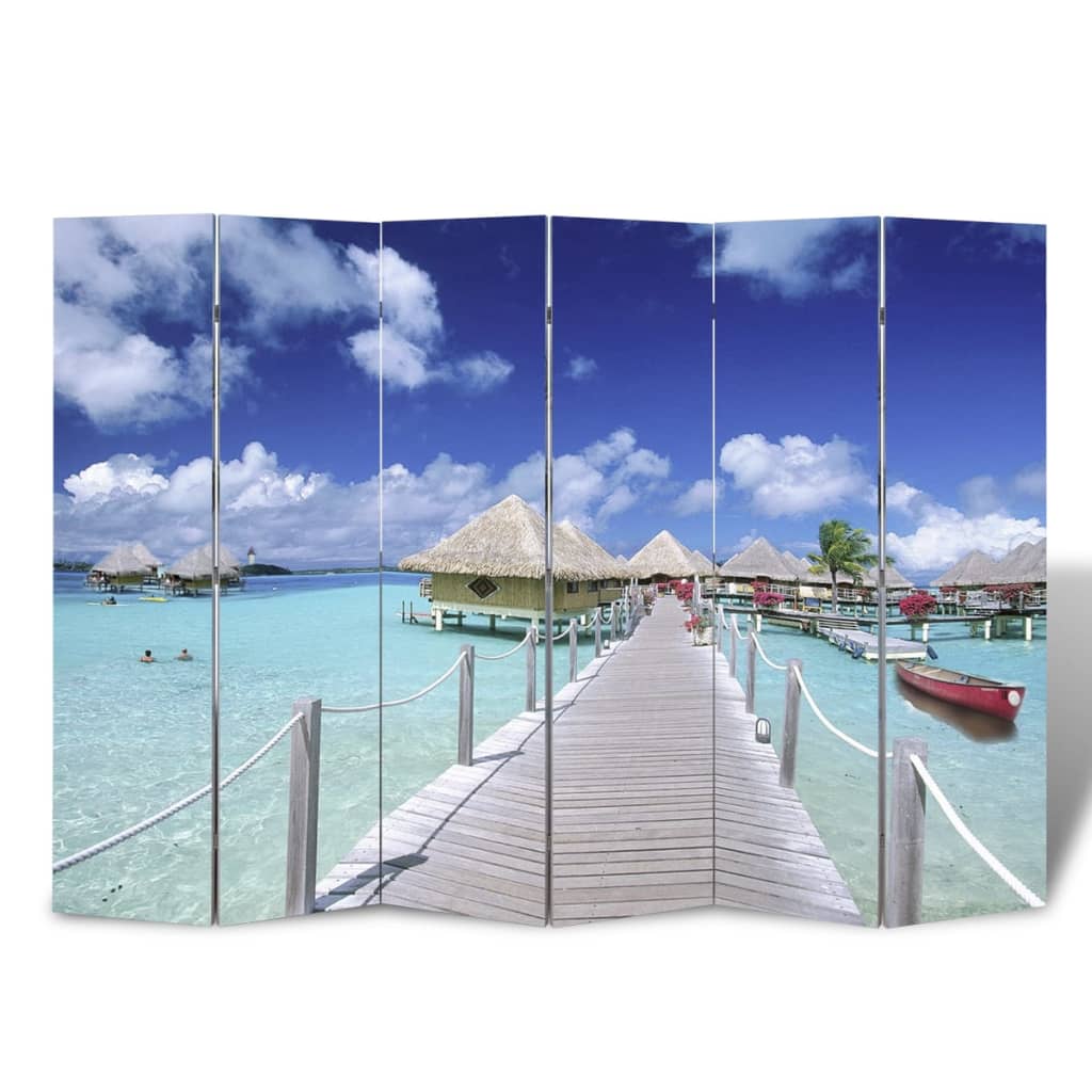 Kamerscherm inklapbaar strand 217x170 cm is nu te koop bij PeponiXL, paradijselijk wonen!