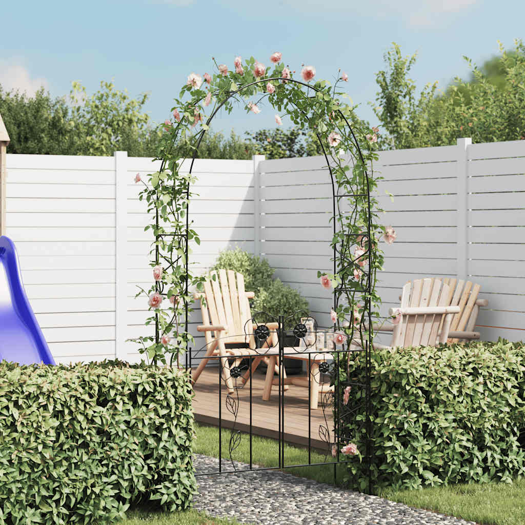 Rozenboog met hekjes 230 cm is nu te koop bij PeponiXL, paradijselijk wonen!