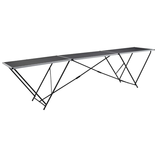 Behangtafel inklapbaar 300x60x78 cm MDF en aluminium is nu te koop bij PeponiXL, paradijselijk wonen!