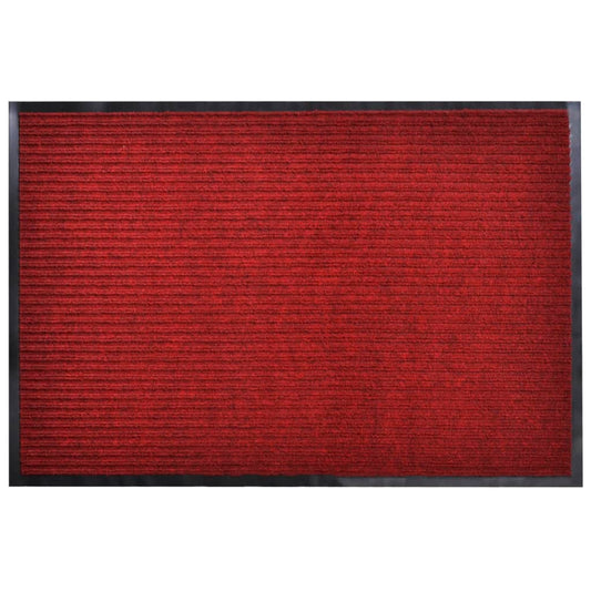 Deurmat 90x120 cm PVC rood is nu te koop bij PeponiXL, paradijselijk wonen!