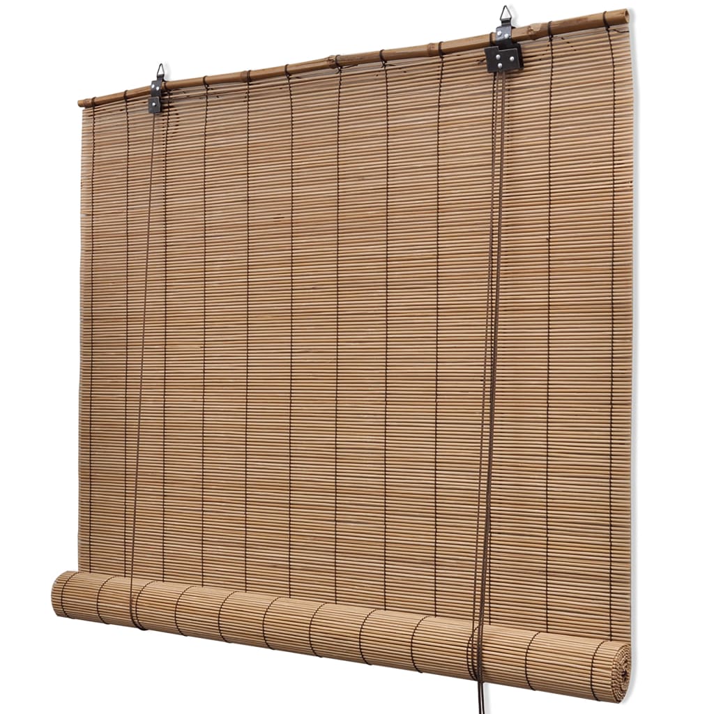 Rolgordijn 150x220 cm bamboe bruin is nu te koop bij PeponiXL, paradijselijk wonen!
