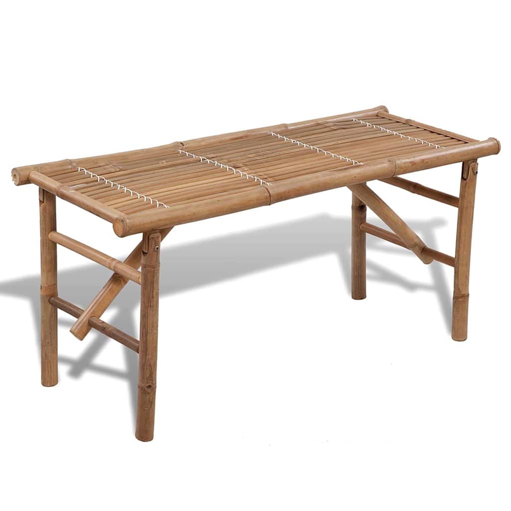 Tuinbank inklapbaar 118 cm bamboe is nu te koop bij PeponiXL, paradijselijk wonen!