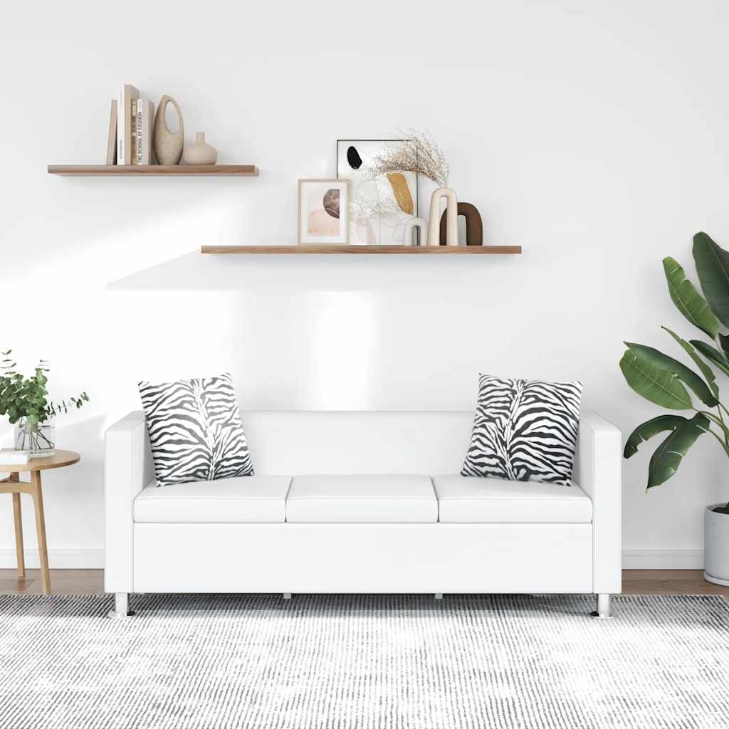 Driezitsbank kunstleer wit is nu te koop bij PeponiXL, paradijselijk wonen!