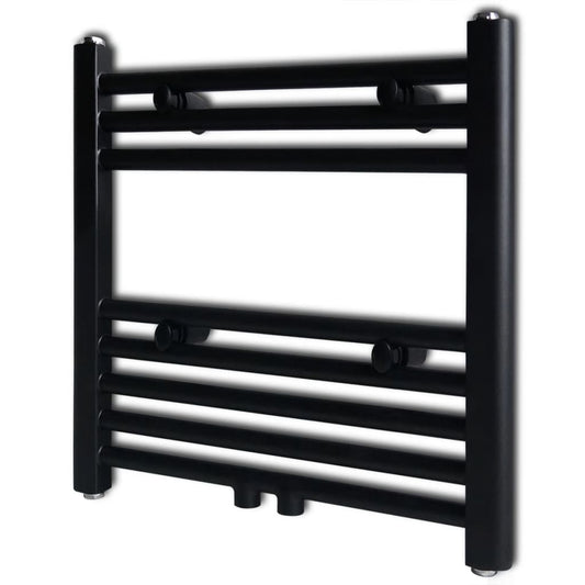 Radiator / handdoekenrek recht 480x480 mm zwart is nu te koop bij PeponiXL, paradijselijk wonen!