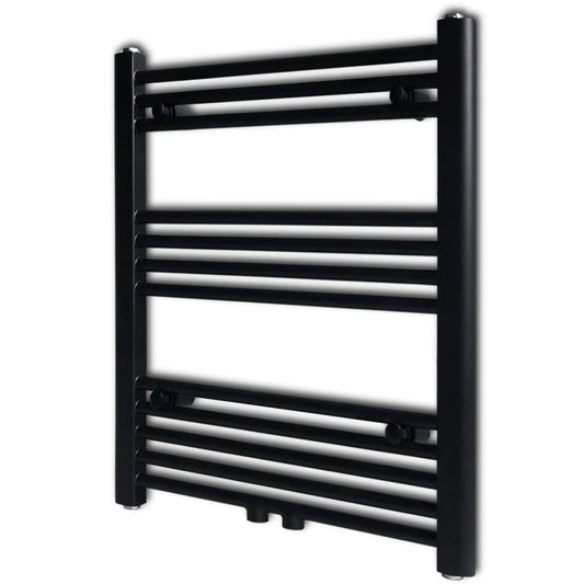 Radiator / handdoekenrek recht 600x764 mm zwart is nu te koop bij PeponiXL, paradijselijk wonen!