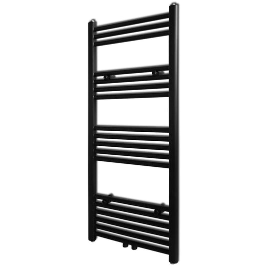 Radiator / handdoekenrek recht 500x1160 mm zwart is nu te koop bij PeponiXL, paradijselijk wonen!