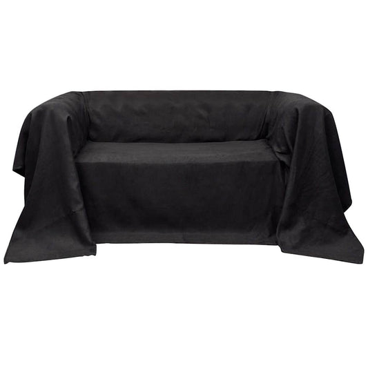 Bankhoes 140x210 cm microsuède antraciet is nu te koop bij PeponiXL, paradijselijk wonen!