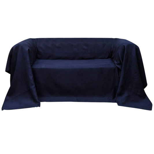 Bankhoes microsuede marineblauw 140 x 210 cm is nu te koop bij PeponiXL, paradijselijk wonen!
