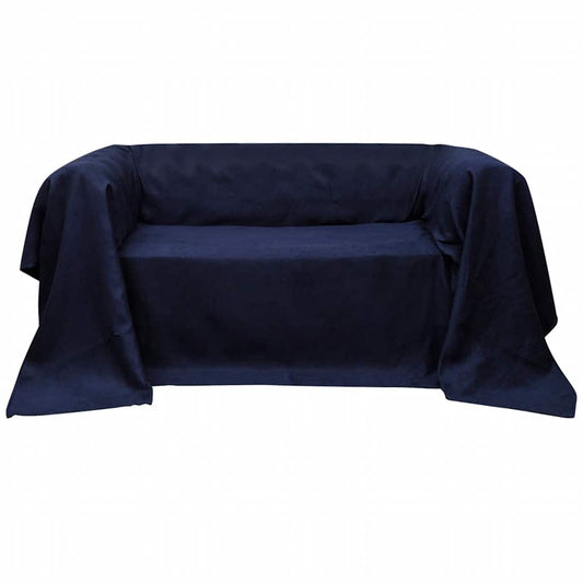 Bankhoes microsuede marineblauw 270 x 350 cm is nu te koop bij PeponiXL, paradijselijk wonen!