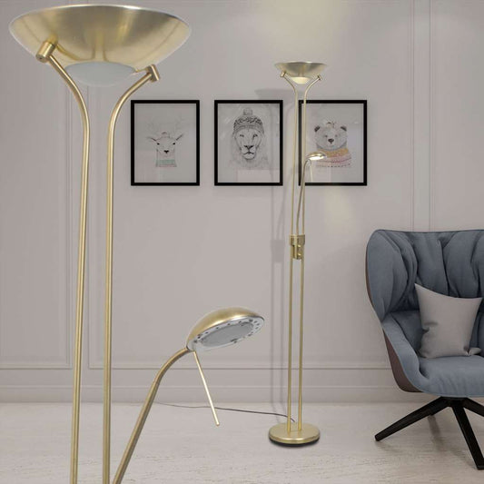 Vloerlamp LED dimbaar 23 W is nu te koop bij PeponiXL, paradijselijk wonen!