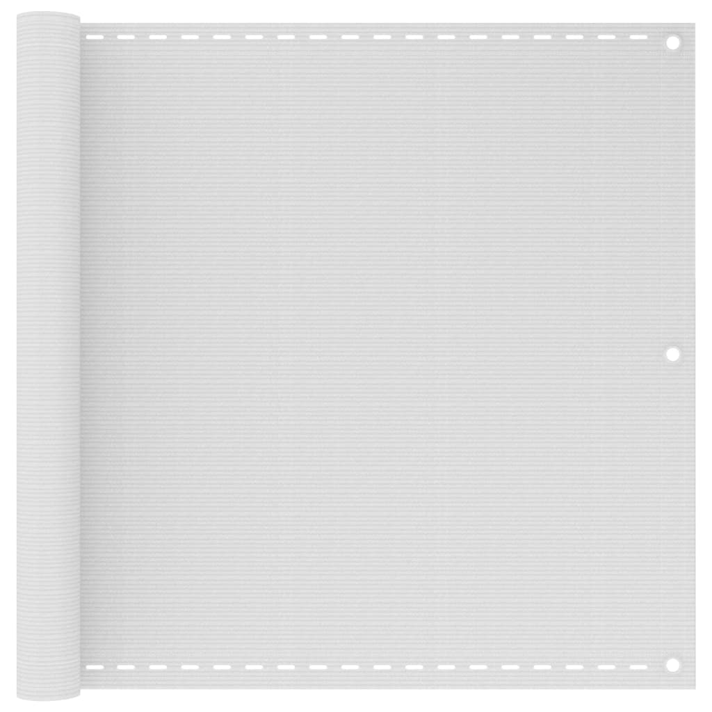Balkonscherm wit 90x600 cm HDPE is nu te koop bij PeponiXL, paradijselijk wonen!