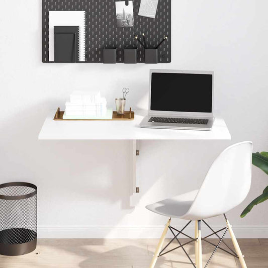Wandtafel inklapbaar 100x60 cm wit is nu te koop bij PeponiXL, paradijselijk wonen!