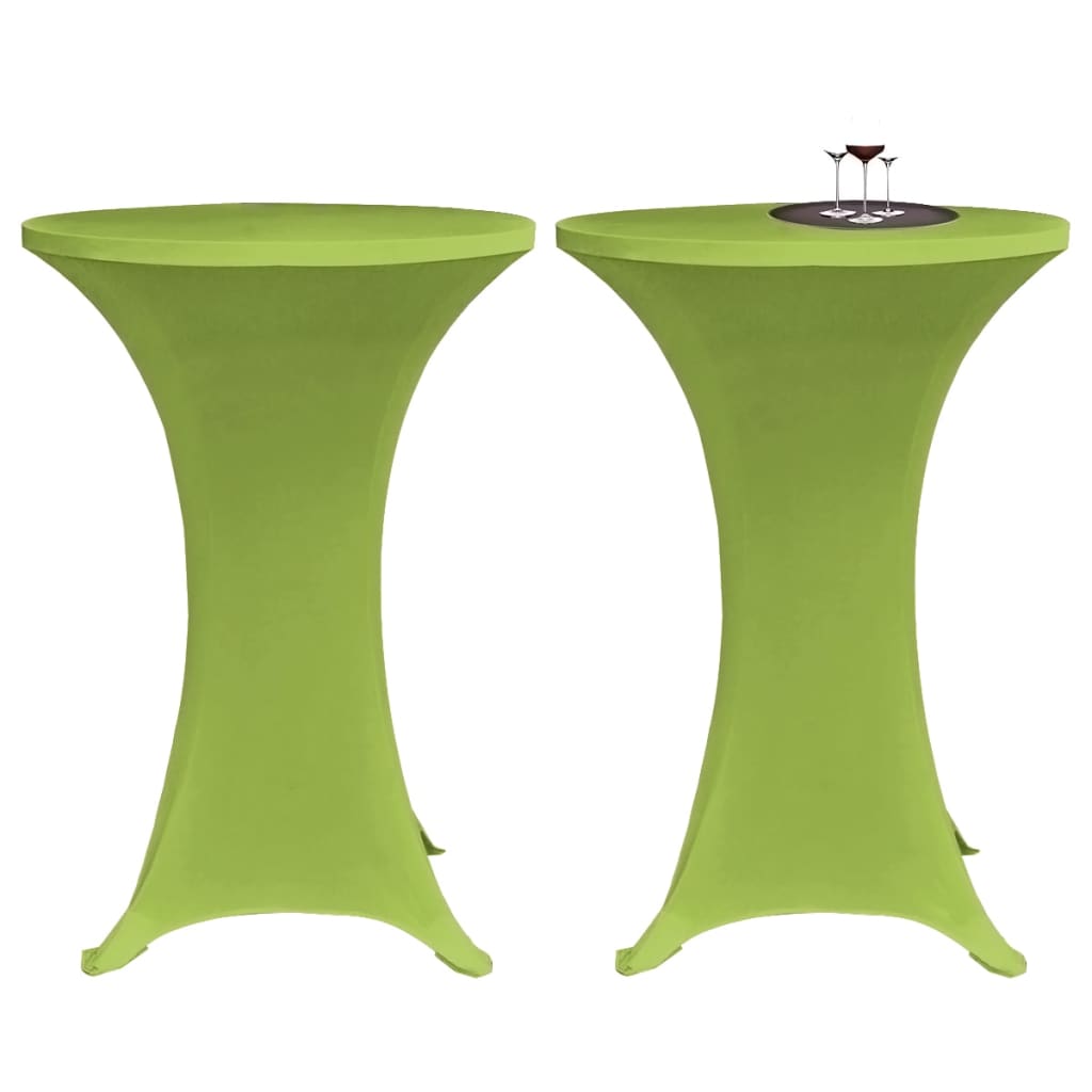 Tafelhoes stretch 2 stuks 70 cm groen is nu te koop bij PeponiXL, paradijselijk wonen!