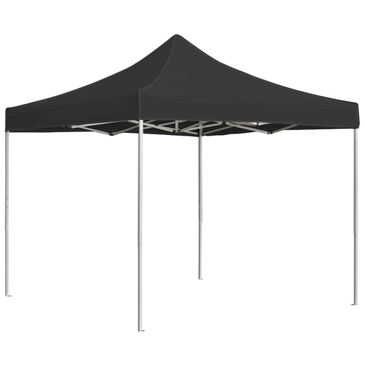 Partytent professioneel inklapbaar 3x3 m aluminium antraciet is nu te koop bij PeponiXL, paradijselijk wonen!