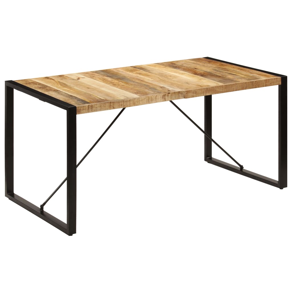 Eettafel 160x80x75 cm massief mangohout is nu te koop bij PeponiXL, paradijselijk wonen!